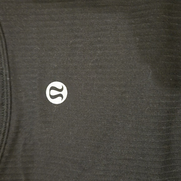 Lululemon All It Takes Black Ribbed Top Sz S/M - Picture 3 of 4